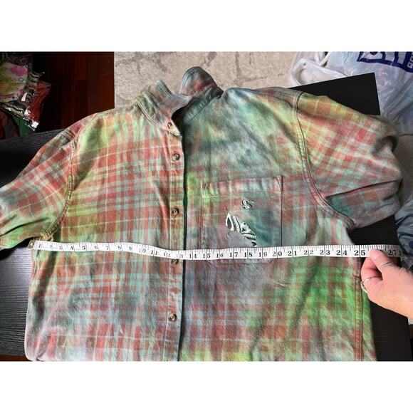 Reworked/upcycled flannel shirt - Picture 8 of 9